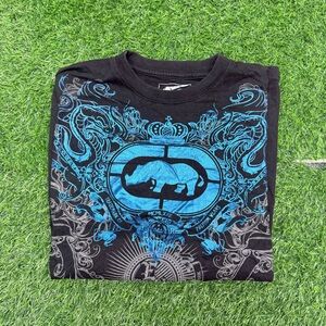Ecko Unlimited Y2K Style Holographic T-Shirt